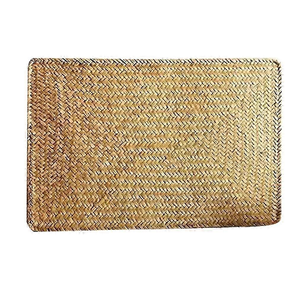 Khaki Woven Table Place Mat for Dining Table Decorative