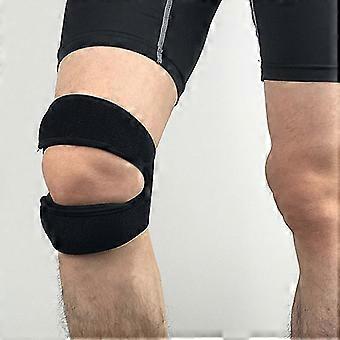 1 Stück verstellbarer Sport-Knieschoner für Outdoor-Fitness, Wandern, Laufen, Kniescheibenschutz - nbh