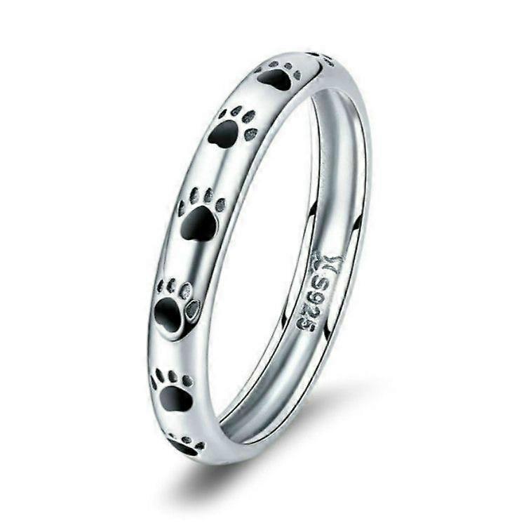 Pet Footprint Ring, Size: 8