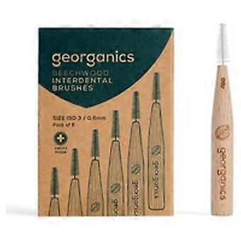 Beech wood interdental brushes - 3 6 units