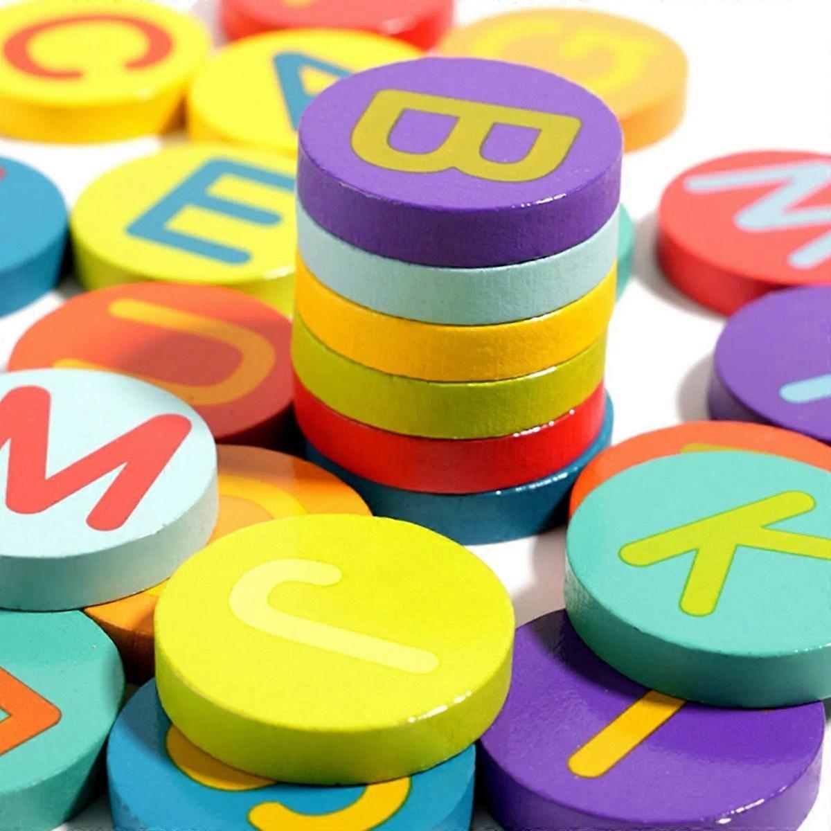 Puzzle Blocks Letter Learning Educational Toy Set
