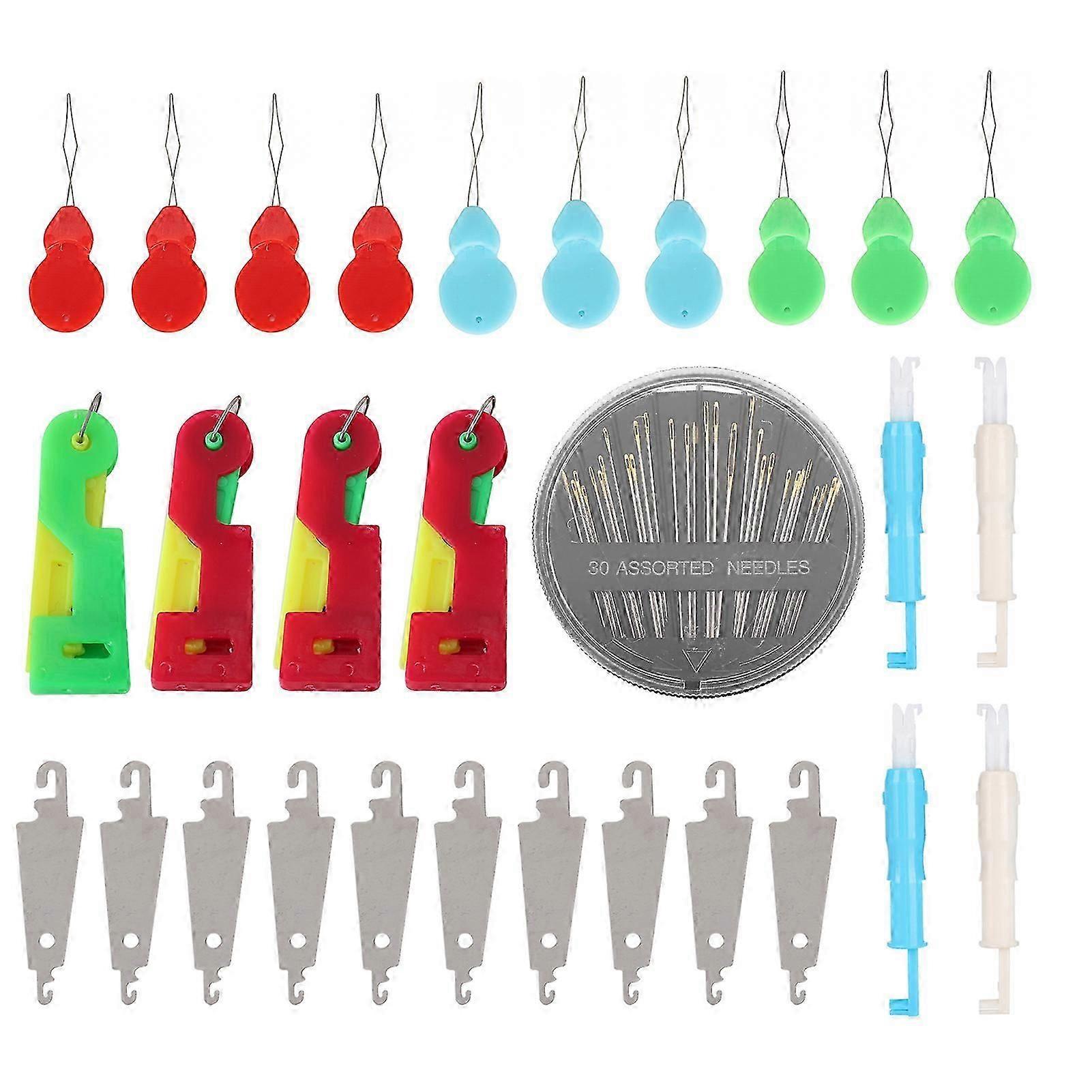 Threader Set Automatic Elderly Hand Sewing Needle Tool Household DIY Craft Accessories