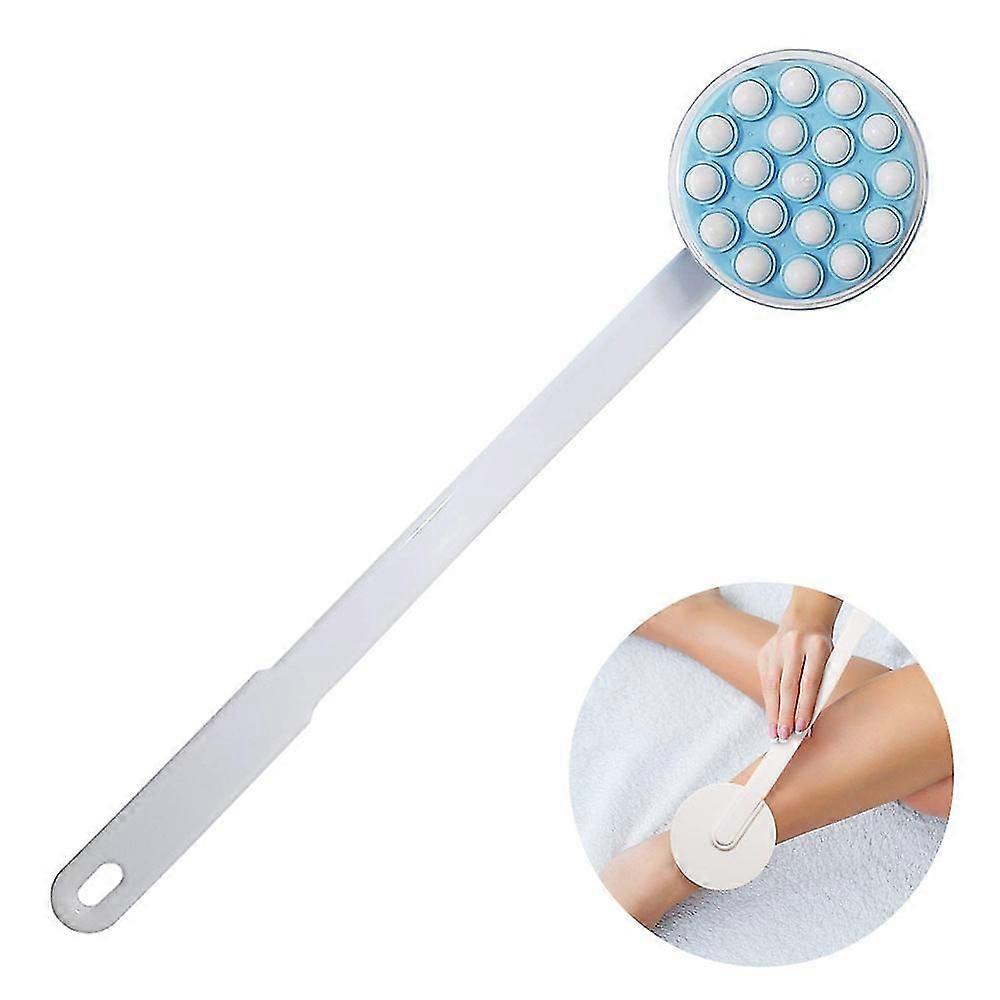 3 Replaceable Brush Heads Long Bath Brush,back Massager Massaging Tool