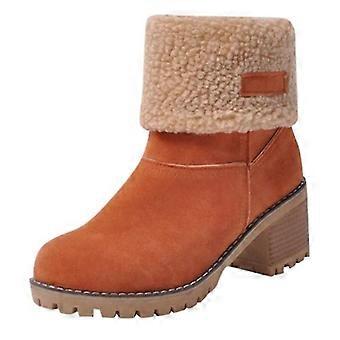 Winter komfortable Pelz warm Knöchel Schneestiefel für Frauen