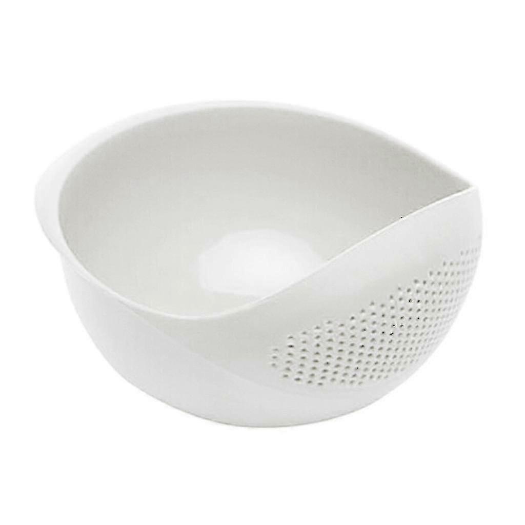 Plastic Vegetable Fruit Rice Wash Sieve Strainer Colander Basket Kitchen Tool