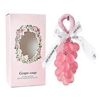 Grape Soap Set - Artistic Design Hanging Loop Gift Box - Bathroom Decor