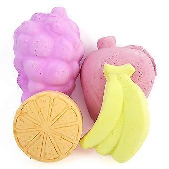 Fruit Teeth Grinding Stone Pet Molars Stone for Pet Use 4Pcs Assorted Color