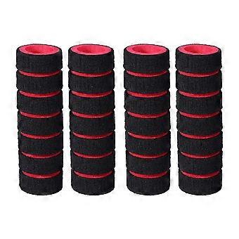 2 Pair Handlebar Cover Handle Bar Grips Sponge Non-Slip Handle Grips for Bike Racing Motorcycle (Red)-zkhj