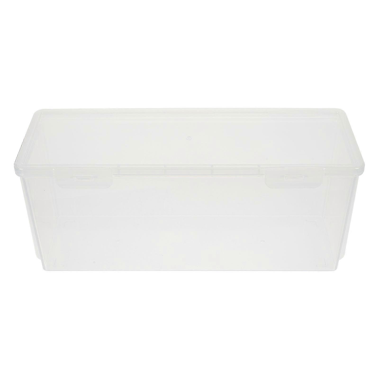 Clear Container Bread Box Household Bread Container Plastic Bread Saver Toast Container Box