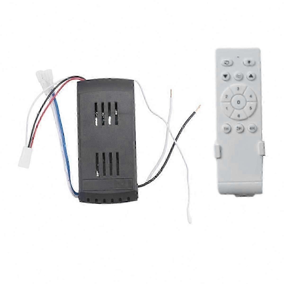 Universal 6-Speed Ceiling Fan Remote Control Kit with Timing Function for DC Fans