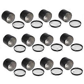 Aluminum Refillable Jar for Storage 12Pcs Leak-Proof Container