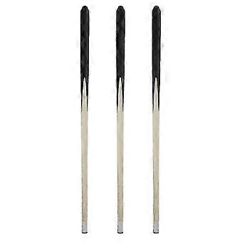 3Pcs Mini Short Pool Cue Sticks for Kids Wooden Billiard Cues