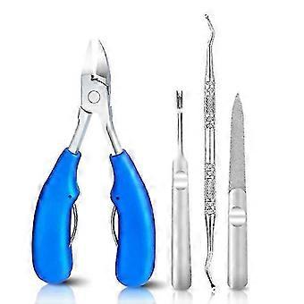 Barsinfi Toenail Clippers Set Thick Ingrown Toe Nails Precision Nail Tool Scissor OA