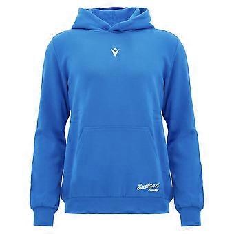 2026-2027 Scotland Rugby Cotton Hoodie (Blue) - Kids