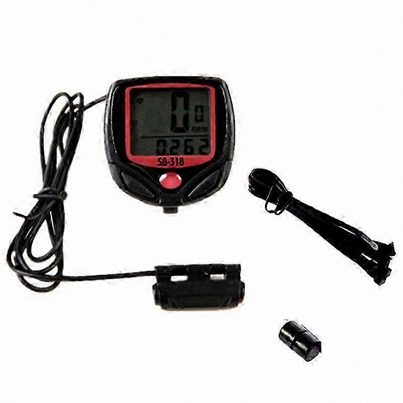Bicycle Computer Waterproof LCD Display Speedometer Odometer for Cycling