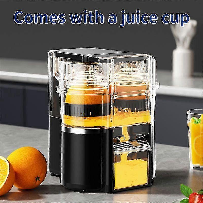 black Wireless Dual-Head Automatic Juicer with Pulp Separation