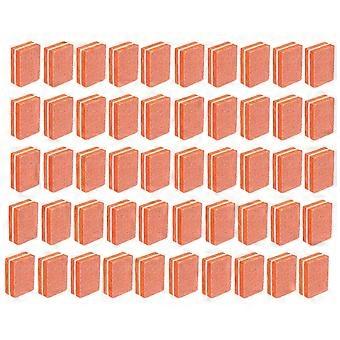 Schwamm-Nagelfeilen, Mini-Pufferblöcke für Nail Art, 150 Stück, Orange, Maniküre