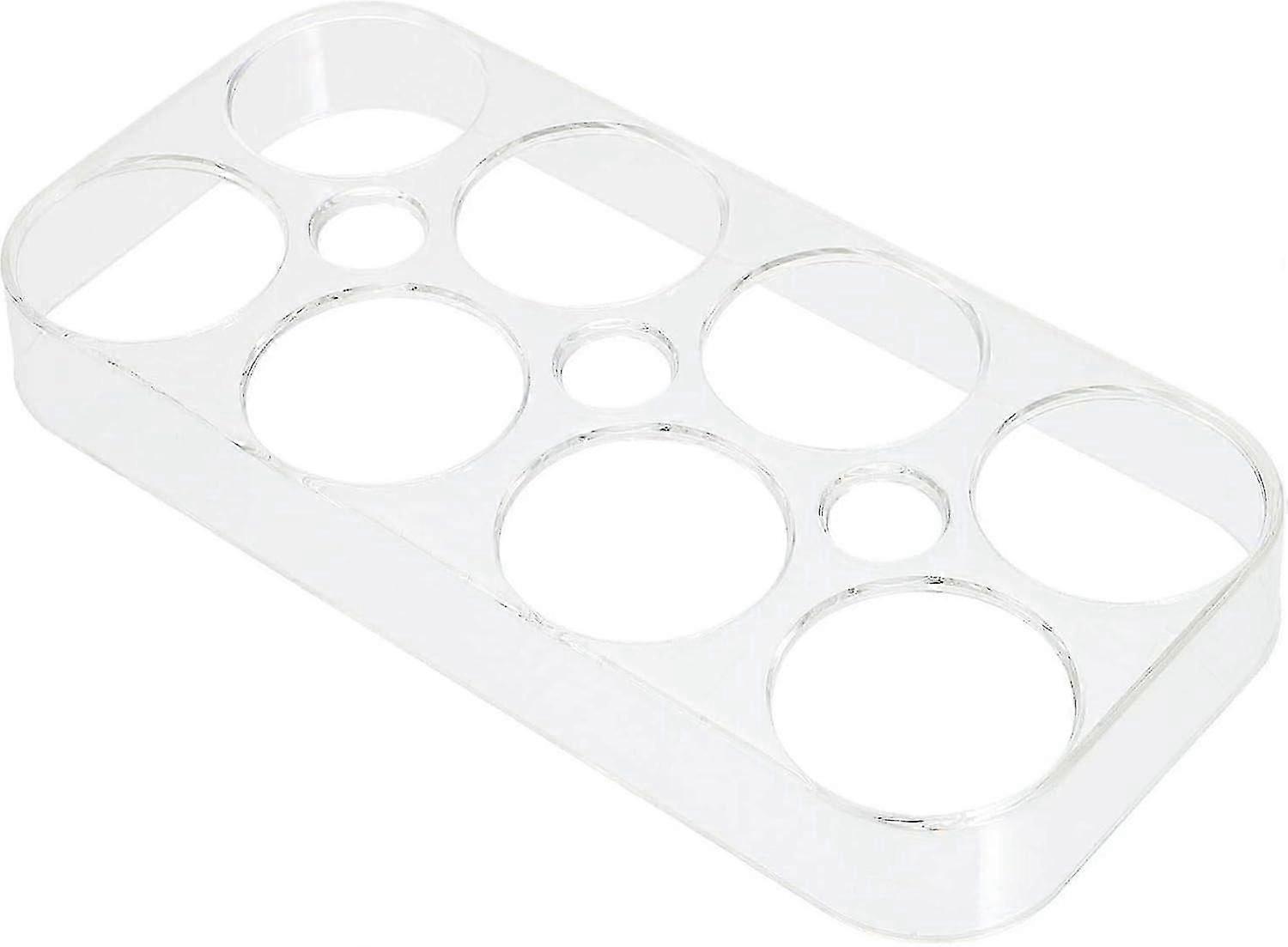 Practical plastic egg tray compatible with refrigerator and egg storage box compatible with eggs