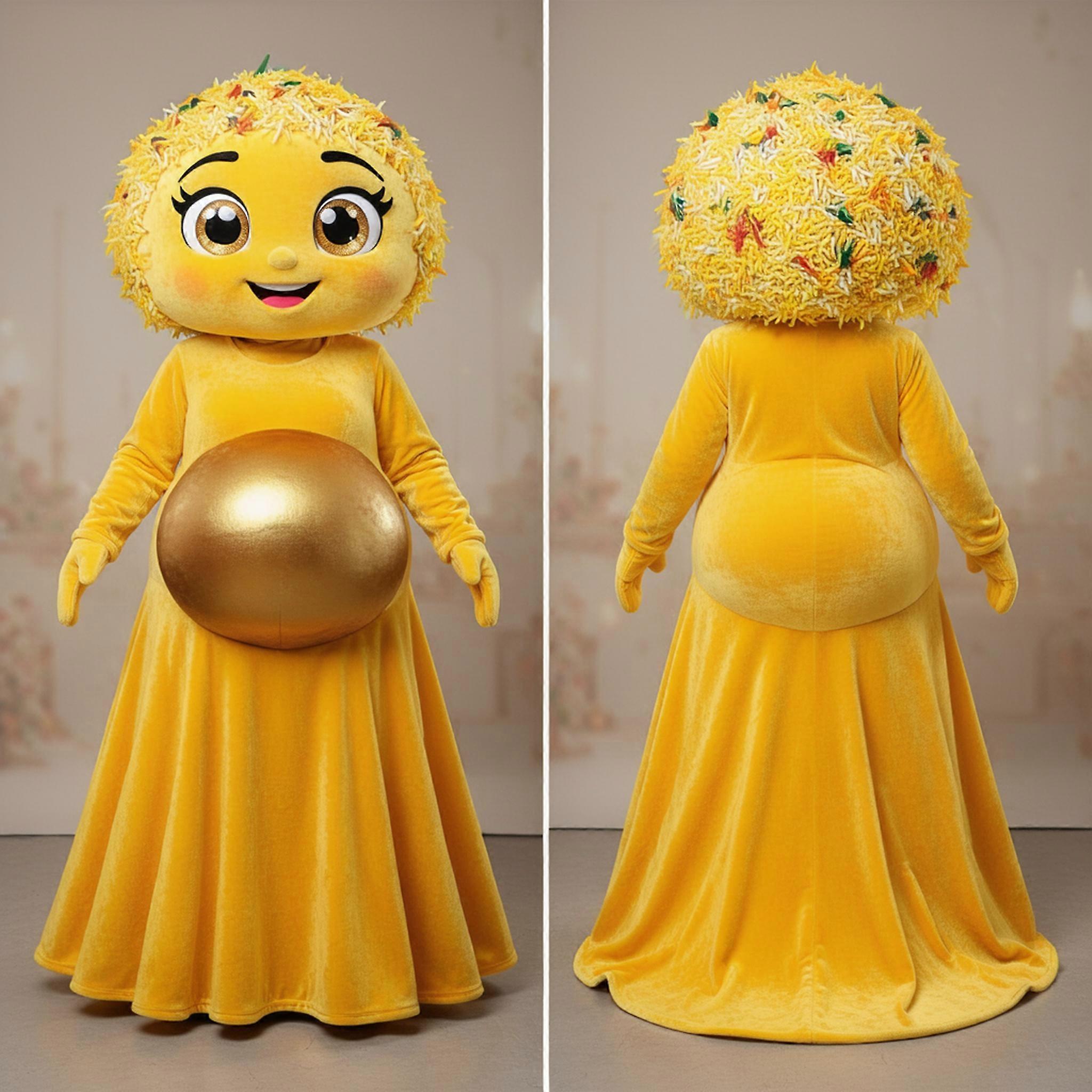 MASTICOT Golden Velvety Biryani Mascot