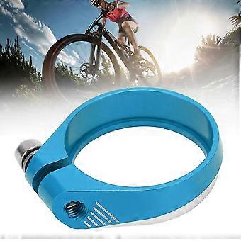 Bike Seatpost Clamp, 34.9mm, Aluminum Alloy, Quick Release, Lightweight, Easy to Install, For Mountain Bikes Road Bikes, 1 Pack
