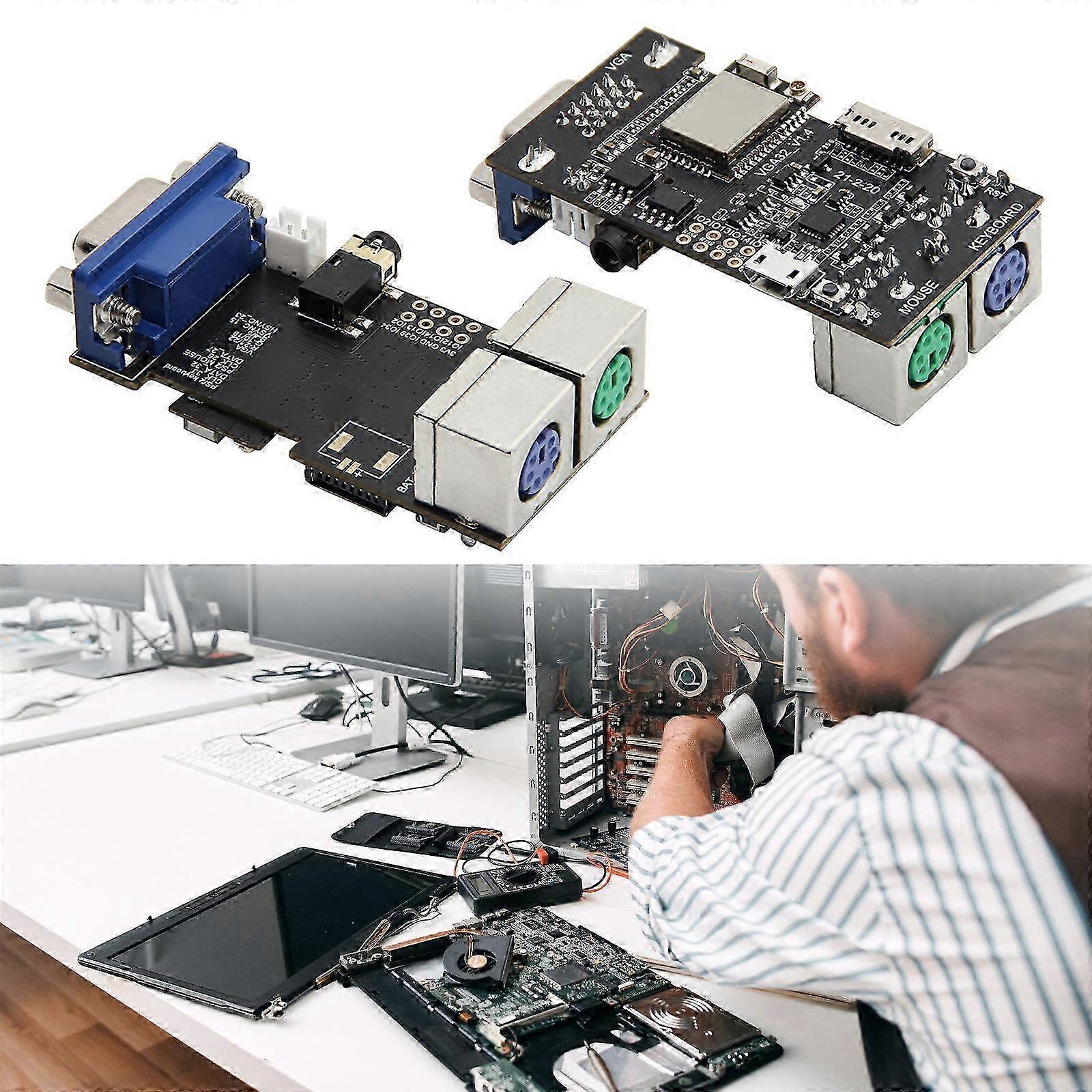 VGA32 Control Module with Micro32 Chipset, Compatible with PS/2 Mouse Keyboards