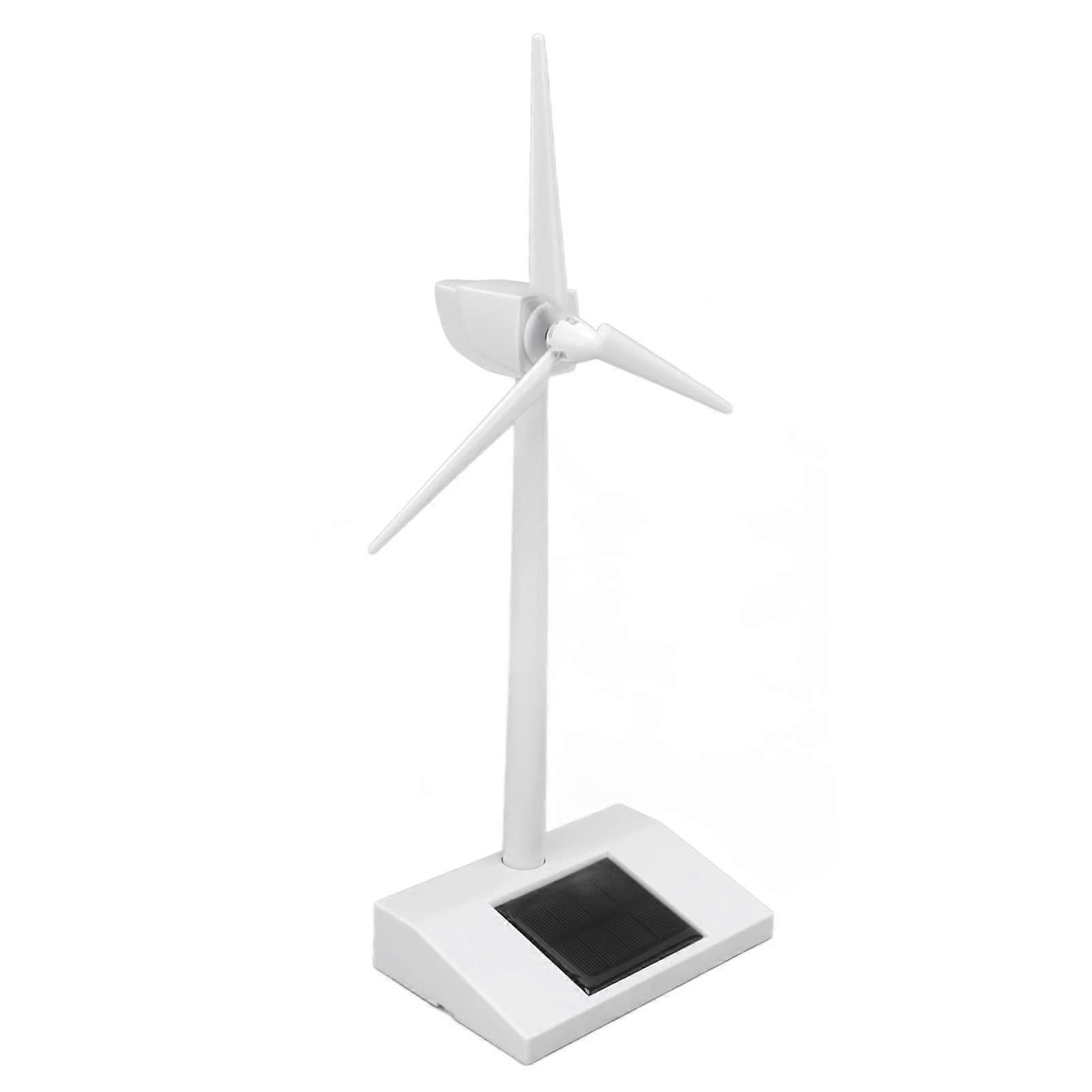 Solar Powered Windmill Model DIY Science Kit for STEM Learning and Desk Display