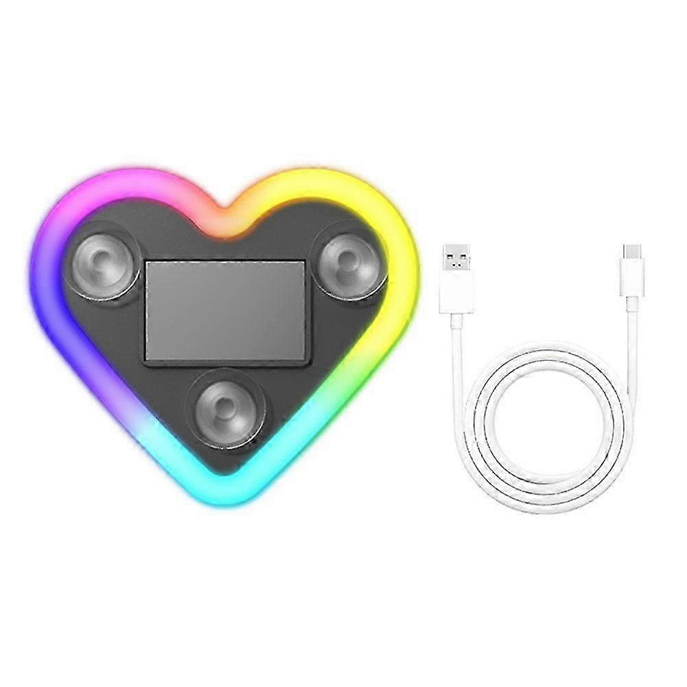 5-Mode Solar LED Heart Light