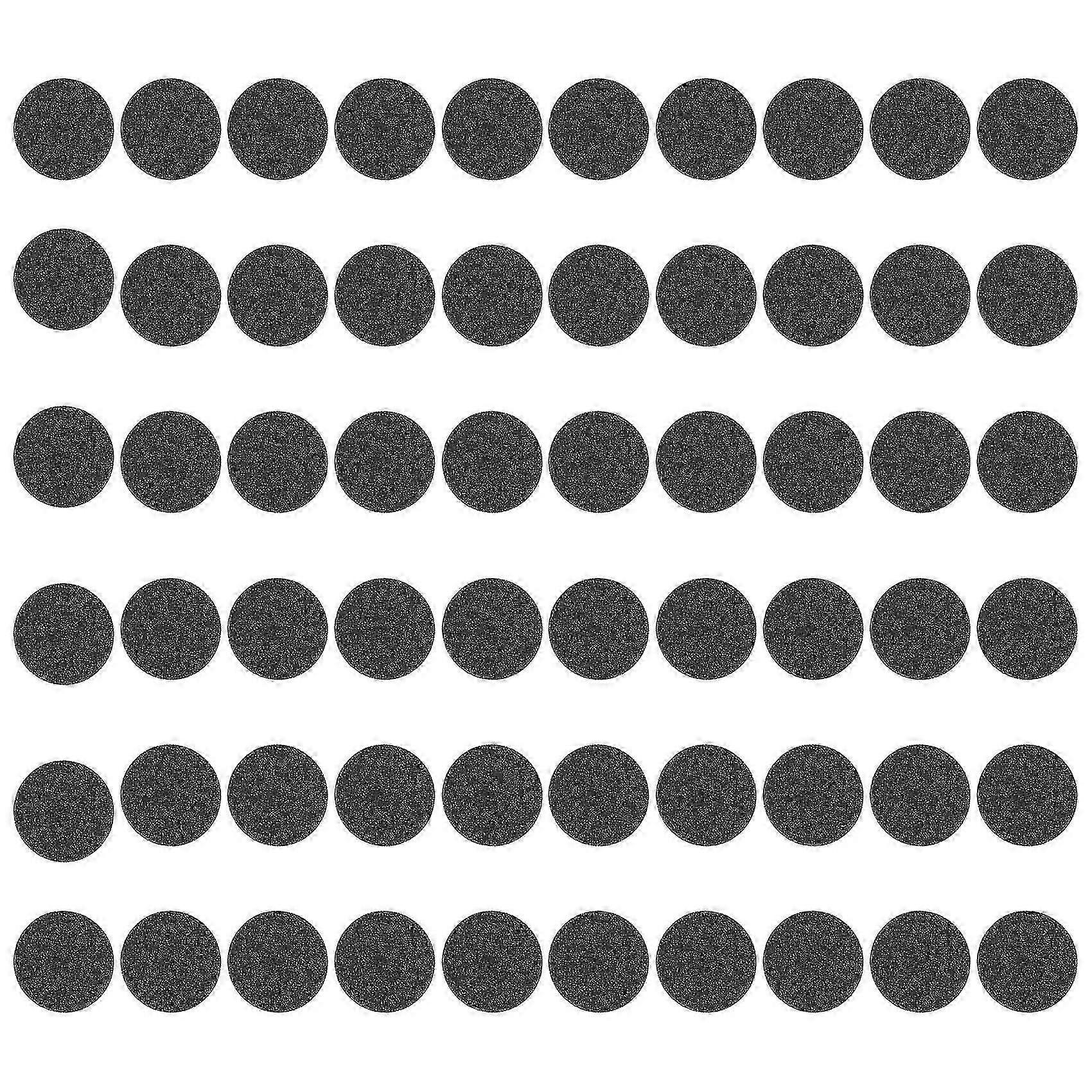 Adhesive 4.3cm Sandpaper Discs 60 Pcs