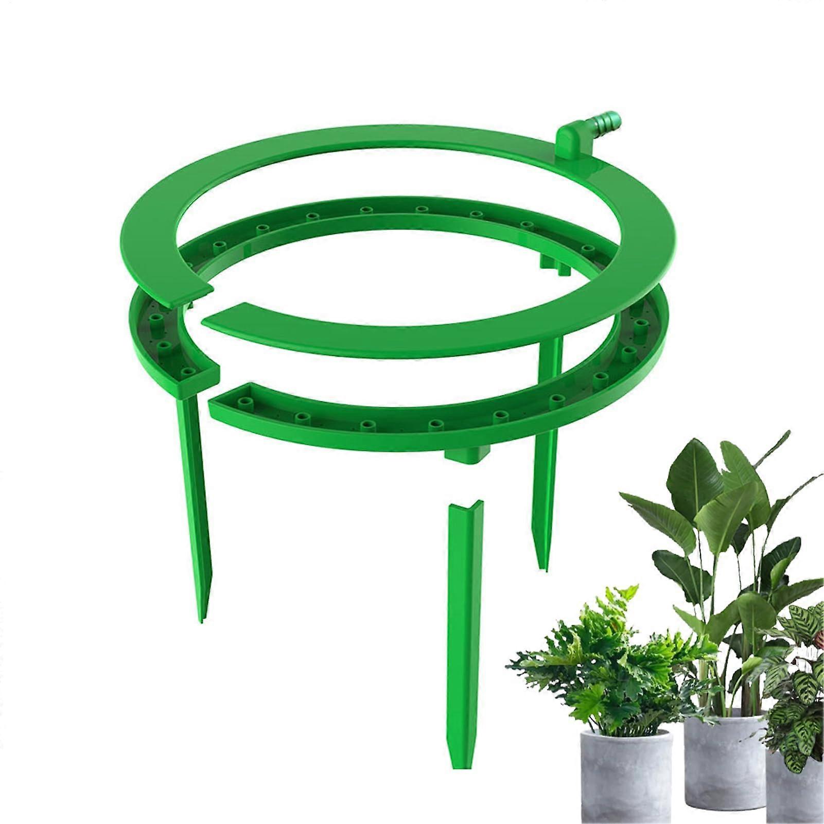 Drip Irrigation Ring for Plants with Even Water Dispersion, Water Saving Design, Easy Installation