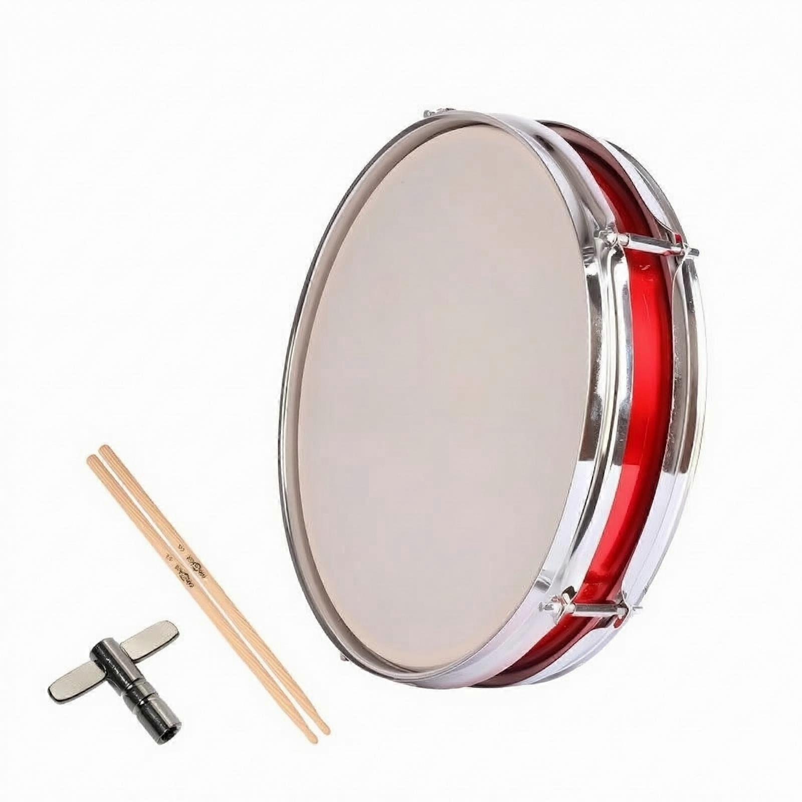 Drum Practice Pad with Stand Quiet Percussion Sturdy for Beginners, Drummers