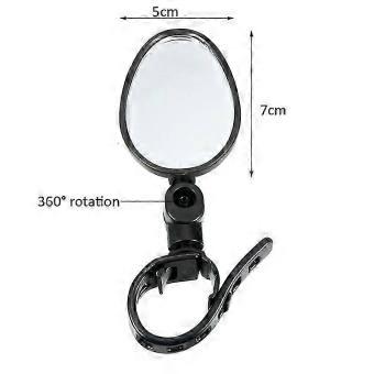 Safety-Focused 360° Bike Rear Mirror