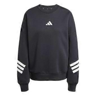 Adidas Womens/Ladies Stripes Crew Neck Oversized Sweatshirt