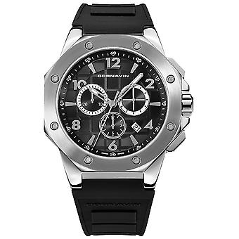 Downtown sport Swiss Quartz Analog Men's Watch with Rubber Bracelet CO2012-2001R