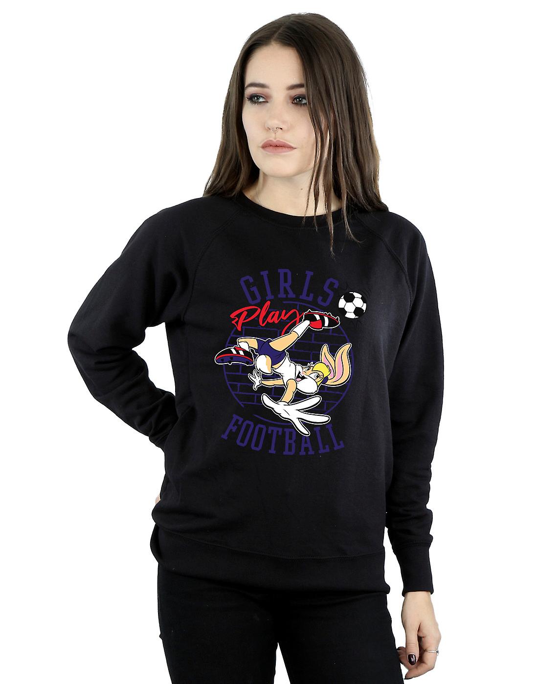 Looney Tunes Women's Lola Bunny Girls Play Football Sweatshirt