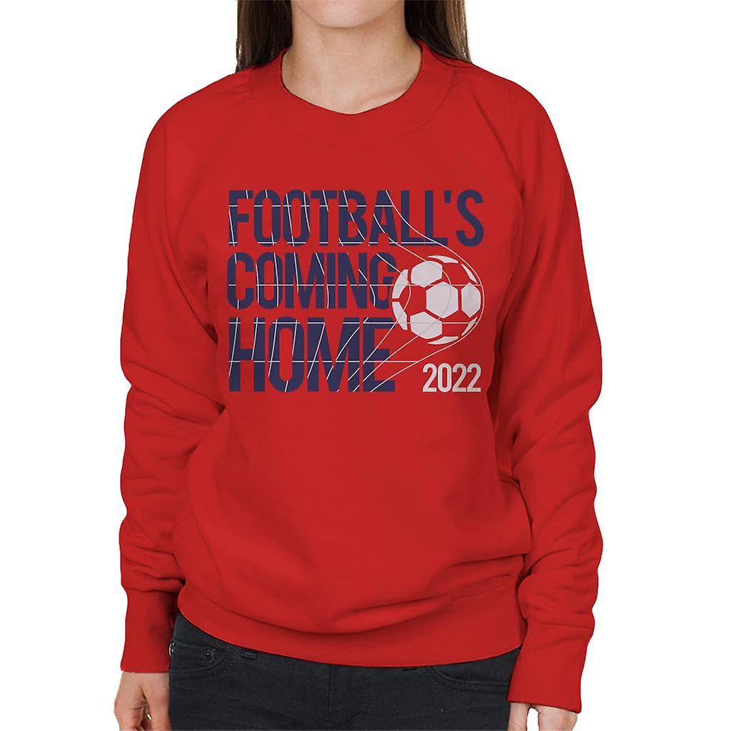Football's Coming Home Back Of The Net Women's Sweatshirt