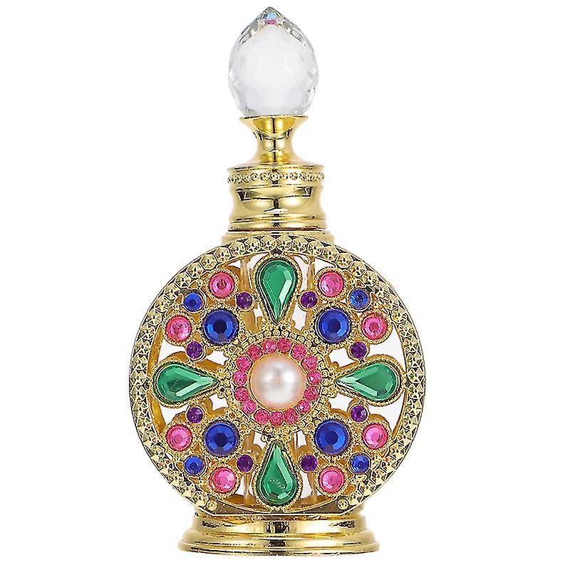 6.2X11.8cm Travel Bottles & Containers 12ml Vintage Perfume Dropper Containers Metal Empt