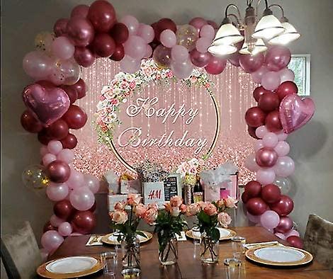 Banderole Happy Birthday Banner Bannière Joyeux Anniversaire Guirlande Décoration Fête Anniversaire (Pastel