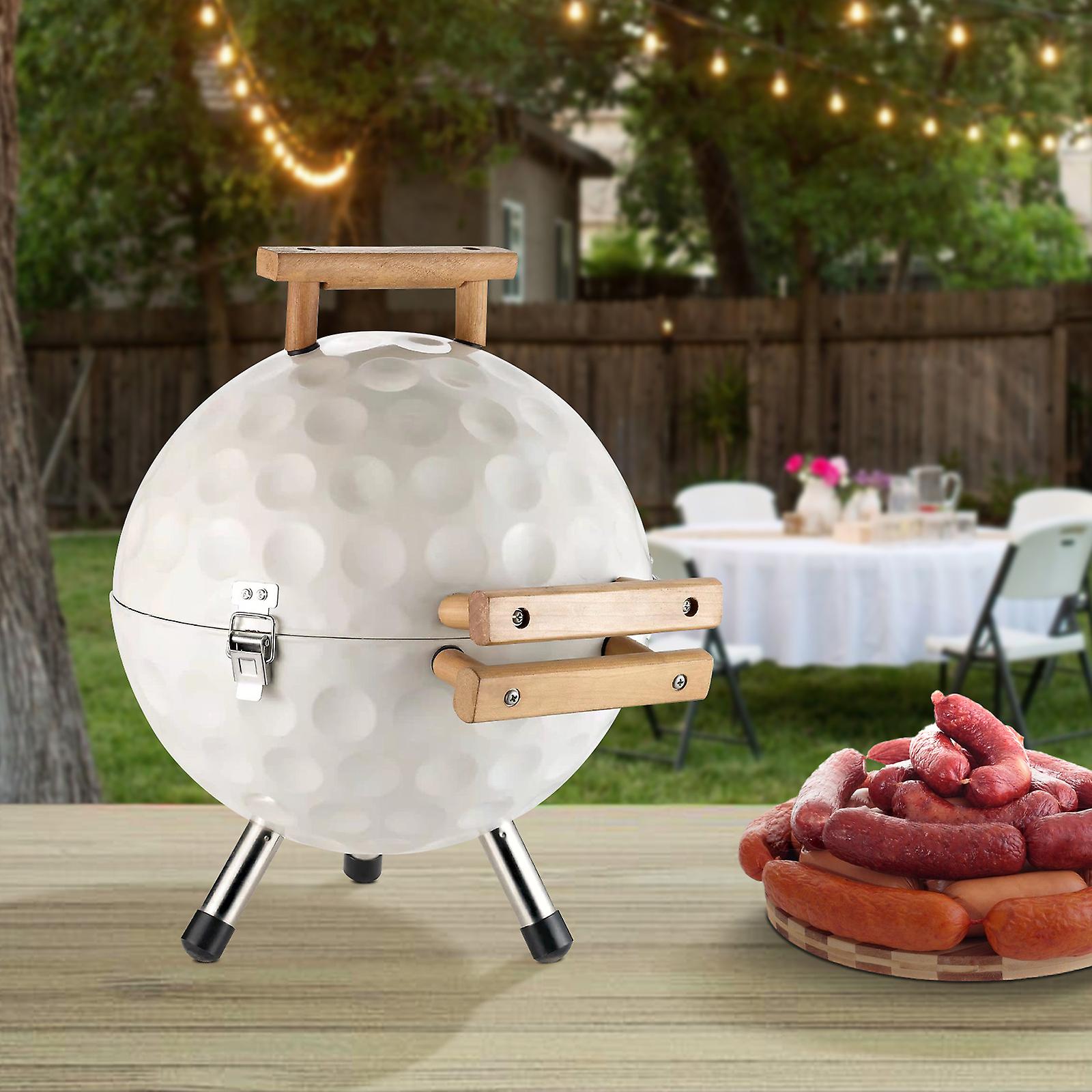 28.99% off 2023 Outdoor Travel Foldable Shelf White Golf Ball Design Cooking Rack