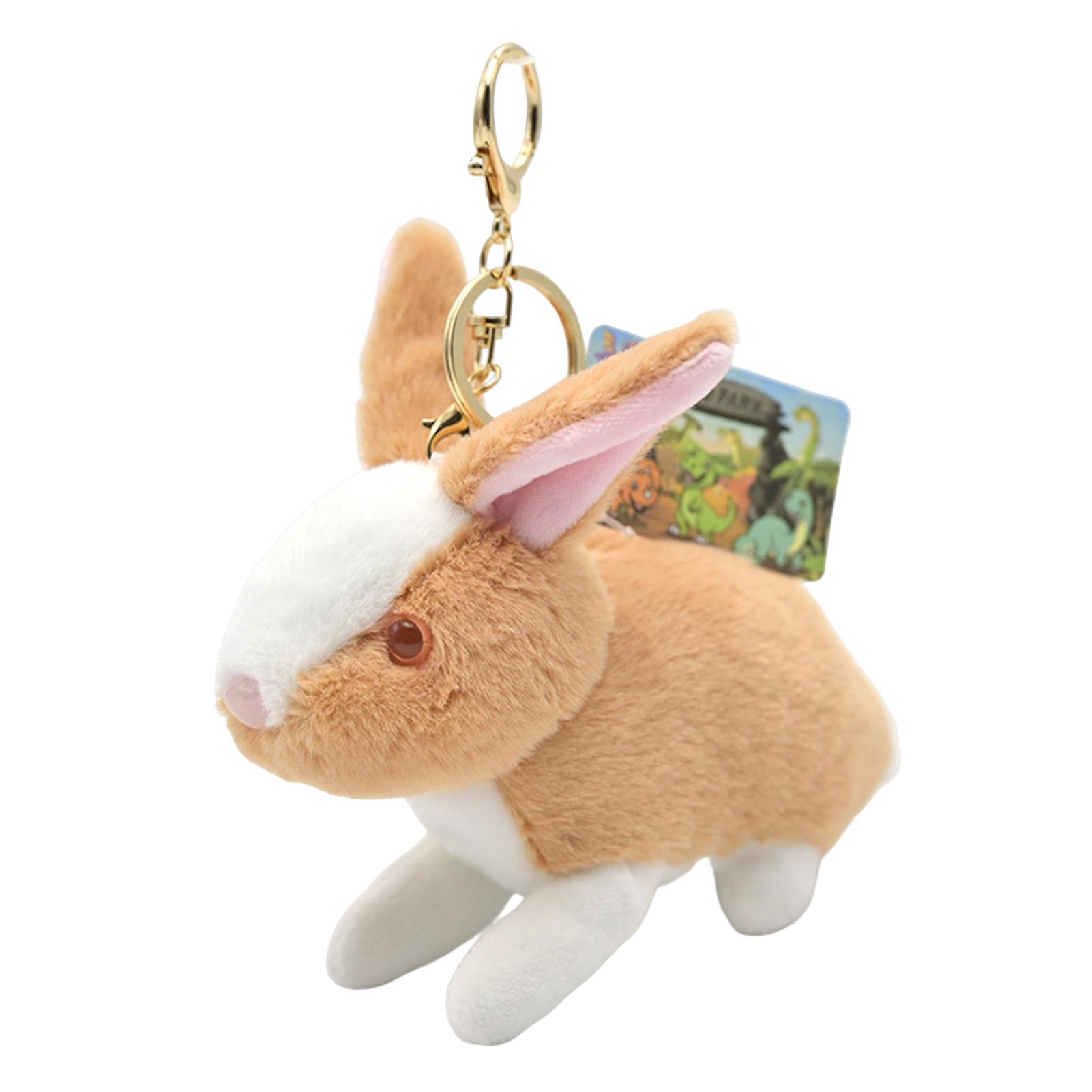 Rabbit Plush Doll Keychain No Fading And Good Elasticity Gift For Girl Women Lover Girlfriend