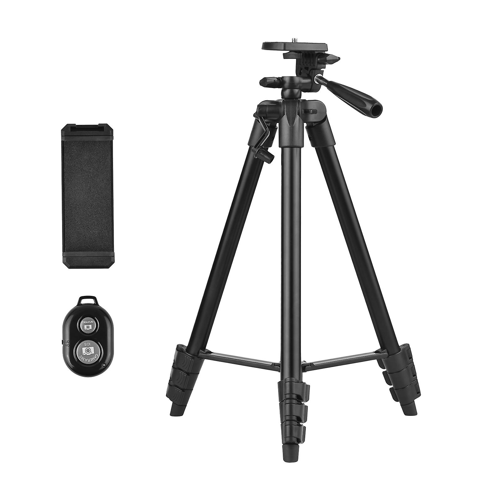Portable Tripod Stand Aluminum Alloy 135cm/53in Max. Height