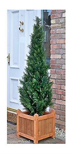 Best Artificial 5ft / 150cm Potted Cedar Topiary Tree