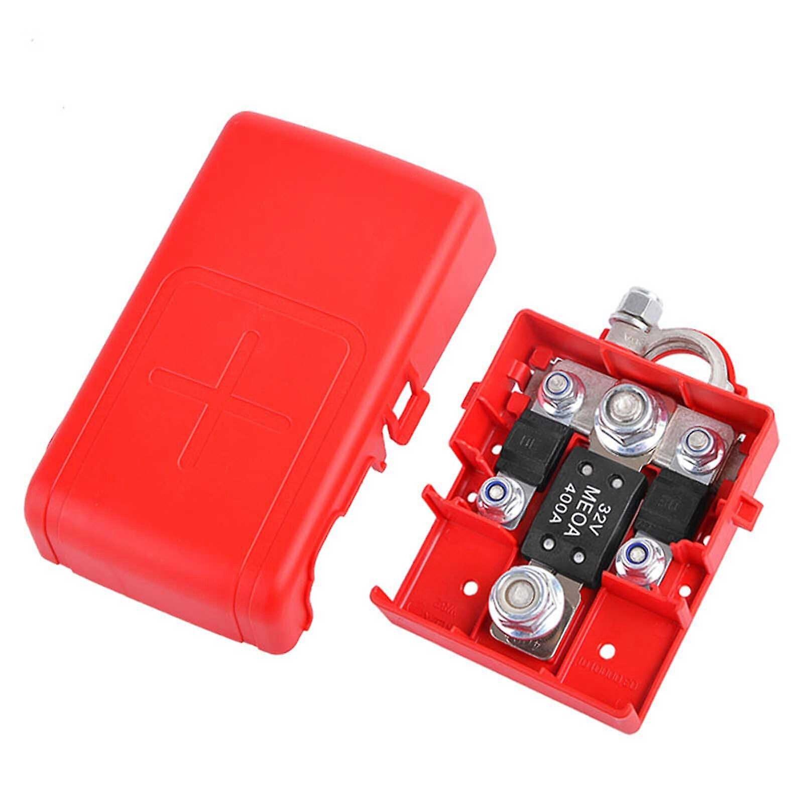 32V 400a Car Battery Terminal Connector Quick Release Adjust Disconnect Fuse Red Connectors Terminals