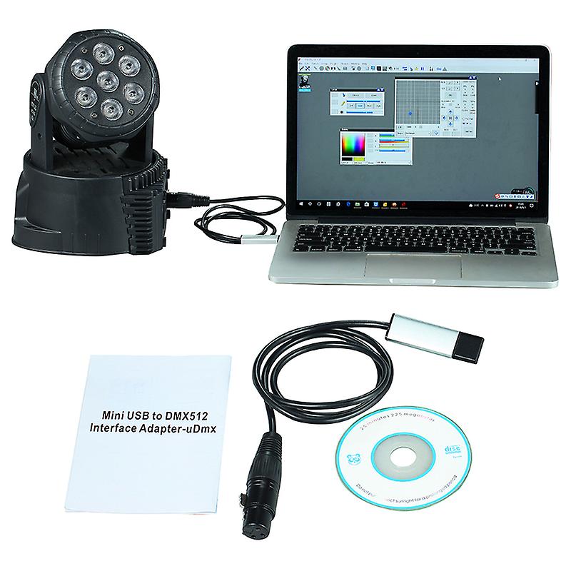 Usbtodmx512 Interface Adapter Satge Lighting Controller Dimmer Dmx512 Computerpc