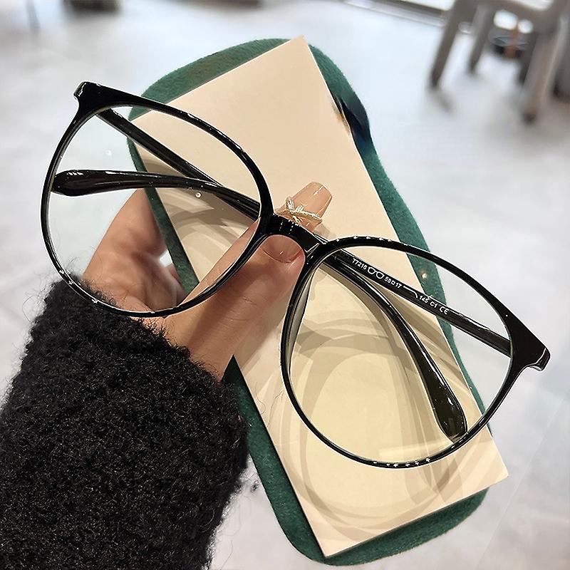 Lunettes de lecture Femmes Retro Style Lunettes Anti Blue Light Lunettes Large Frame