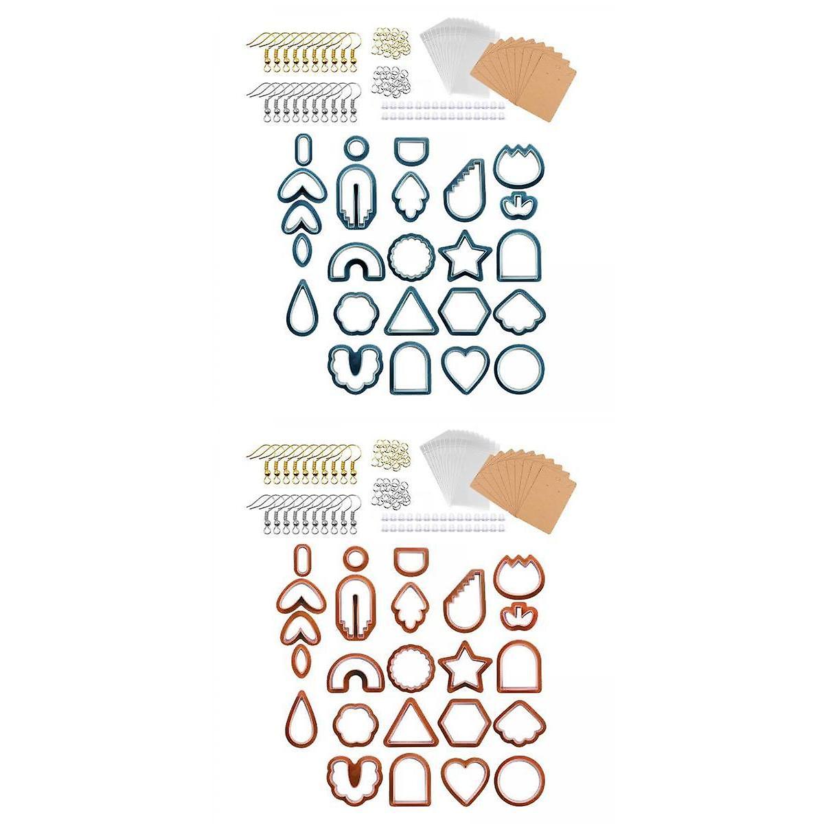 2Set Cortador de arcilla polimérica para pendientes PP Material Premium
