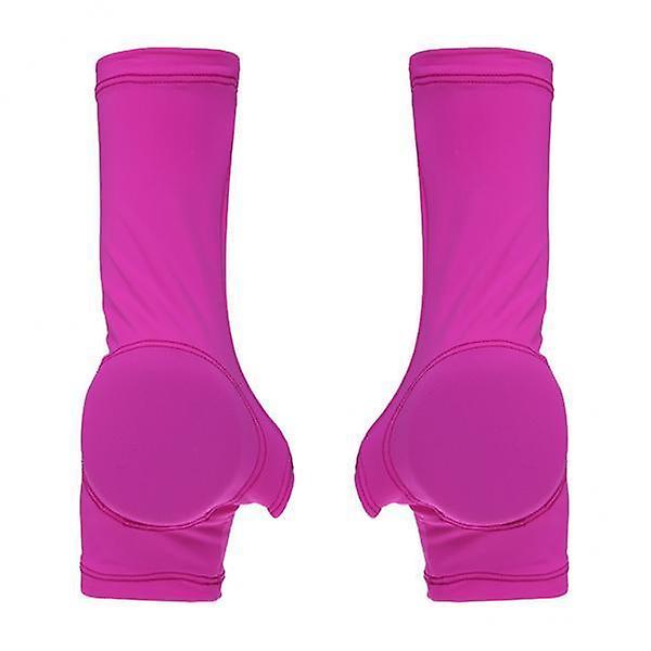 2xילד מבוגר דמות החלקה על הקרח מגן ידיים כרית קרח ספורט שרוול אלסטי XS