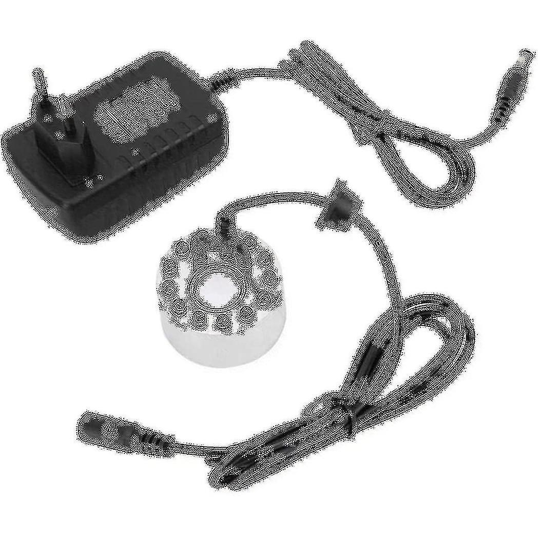 Fogger Generator,12 Led Lighting Pond Fog Maker Machine Mist Eu Plug