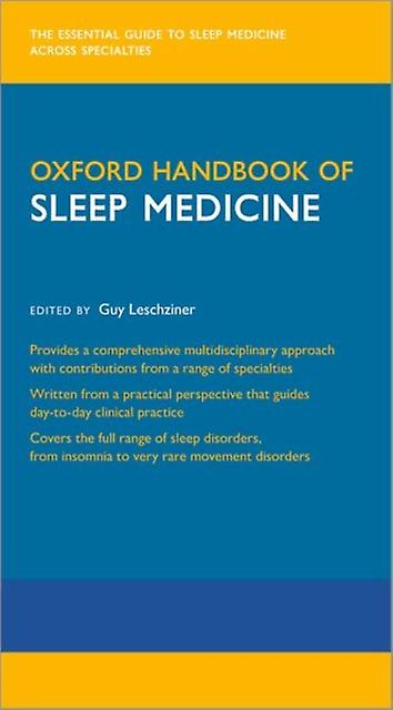 Oxford Handbook Of Sleep Medicine Partwork fascculo Book