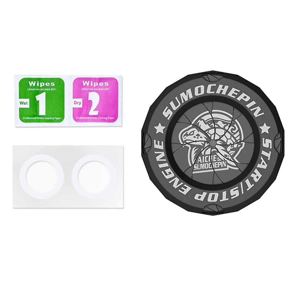 Car Motorcycle Engine Start Stop Button Cover Ignition Switch Protection Cap