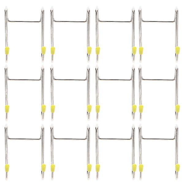 12pcs S-type Door Hanger Hook Wall Mounted Coat Hooks Wall Door Hook Organizer